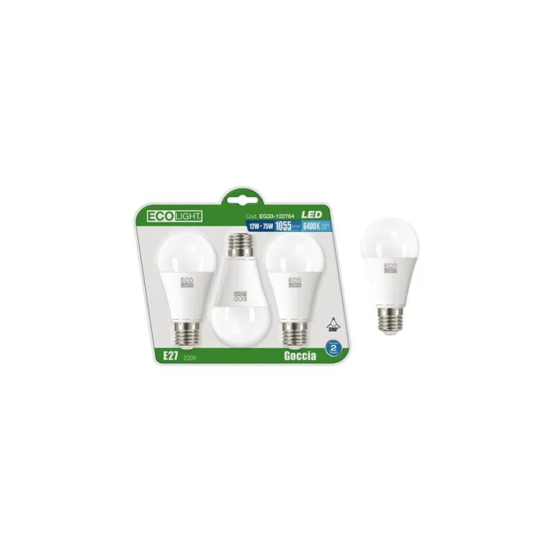 Lampadine ecolight led E27 GO.11W C.CF3PZ