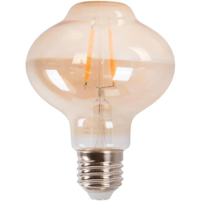 Lampadina a filamento led E27 G85 - 4W - Vintage Gold - 2200K - Bianco Caldo