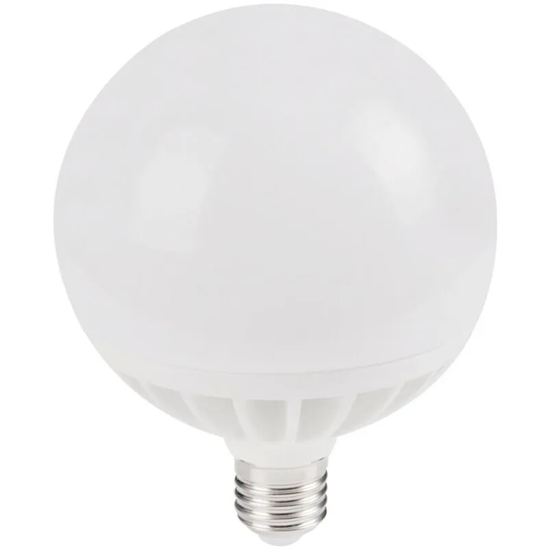 Lampadina gea led gla340 e27 led plastica opale sfera globo, tonalità luce 3000°k (luce calda)