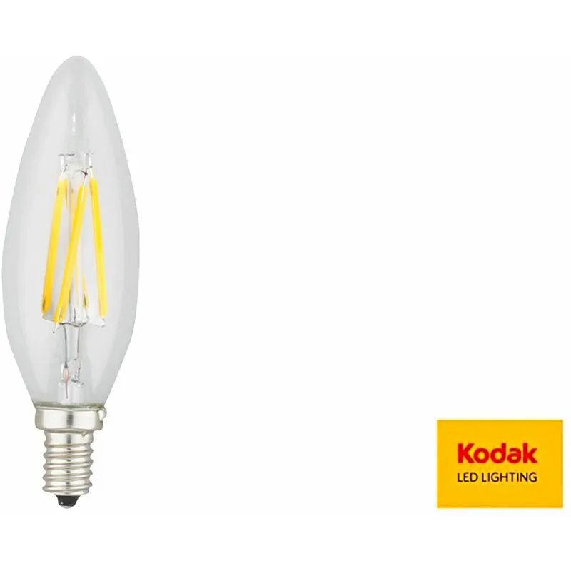  - lampadina lampada led filamento 4W 41063 EU2700 edison oliva vetro E14