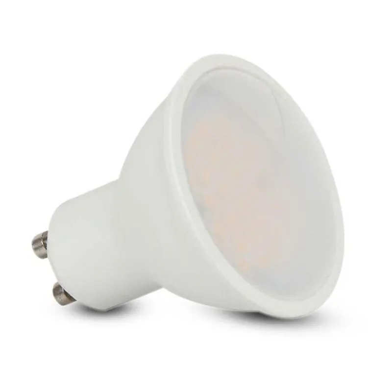 Pro VT-205 Lampadina led faretto GU10 4.5W 100° smd chip samsung copertura opaca satinata bianco freddo 6500K - sku 21203 - V-tac