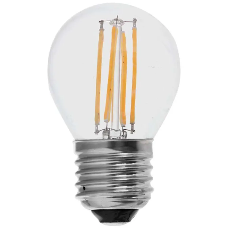 Lampadina led E27 6W 100LM/W G45 Filamento Bianco Naturale - V-tac