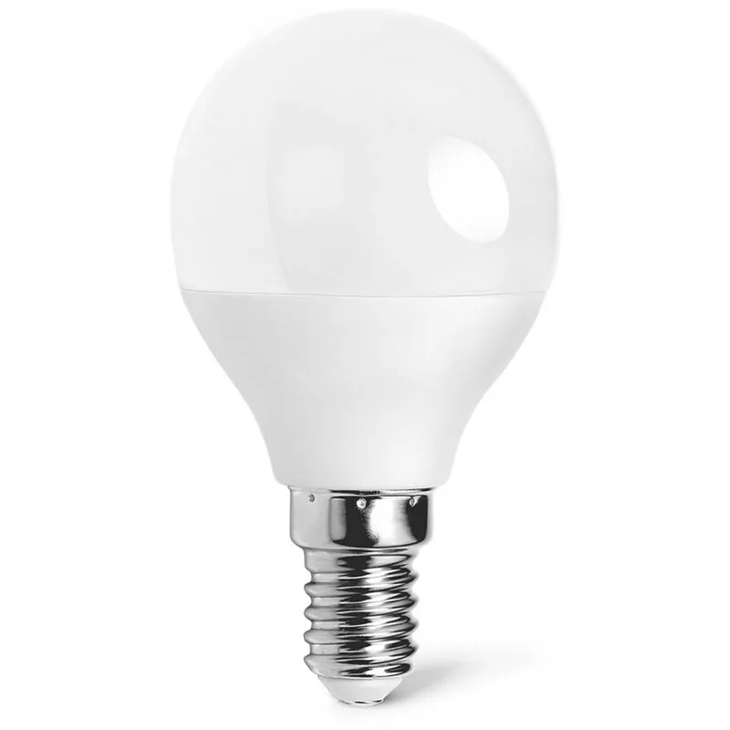 Lampadina Led E14 G45 a sfera 9W Bianco neutro 4000K Aigostar