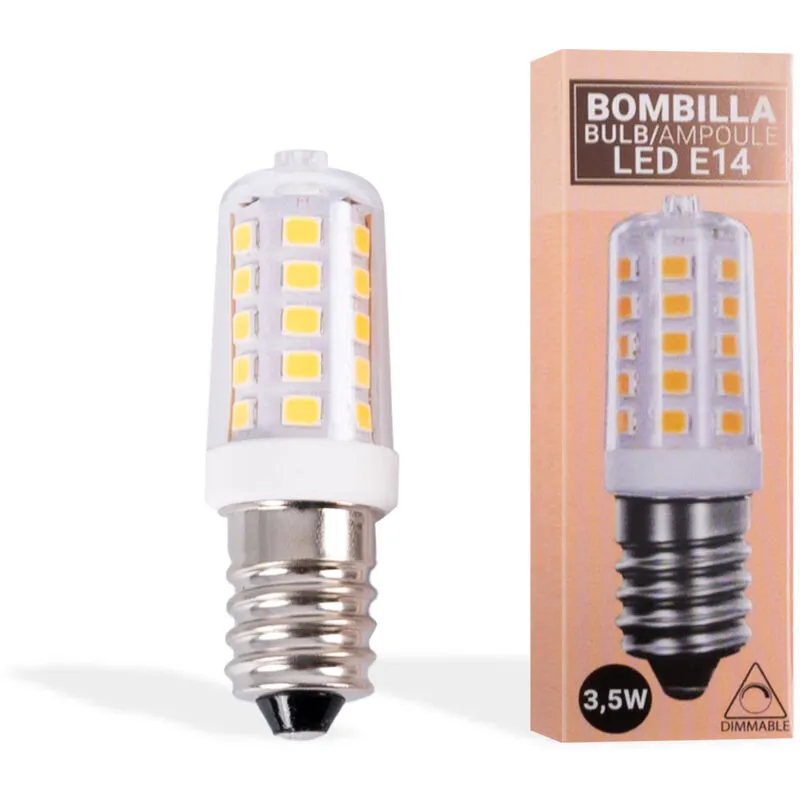 Barcelona Led - Lampadina led E14 tubolare 220-240V ac - 3,5W - Piccole - Bianco Neutro