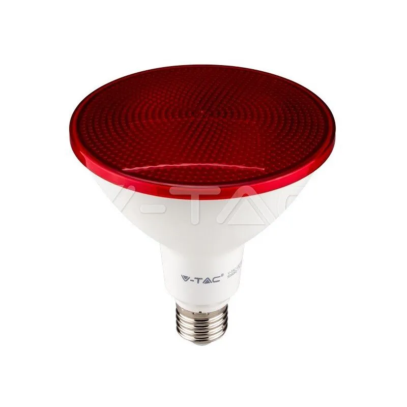 V-tac - VT-1227 92065 Lampadina led E27 17W PAR38 Colore Rosso