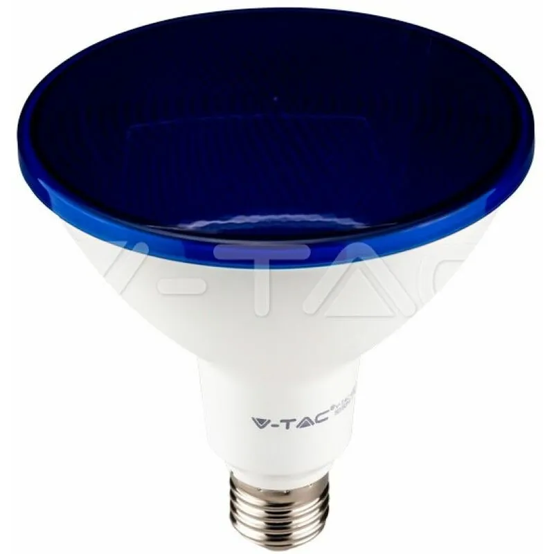 V-tac - Lampadina led Attacco E27 da 17W PAR38 Colore Blu in plastica