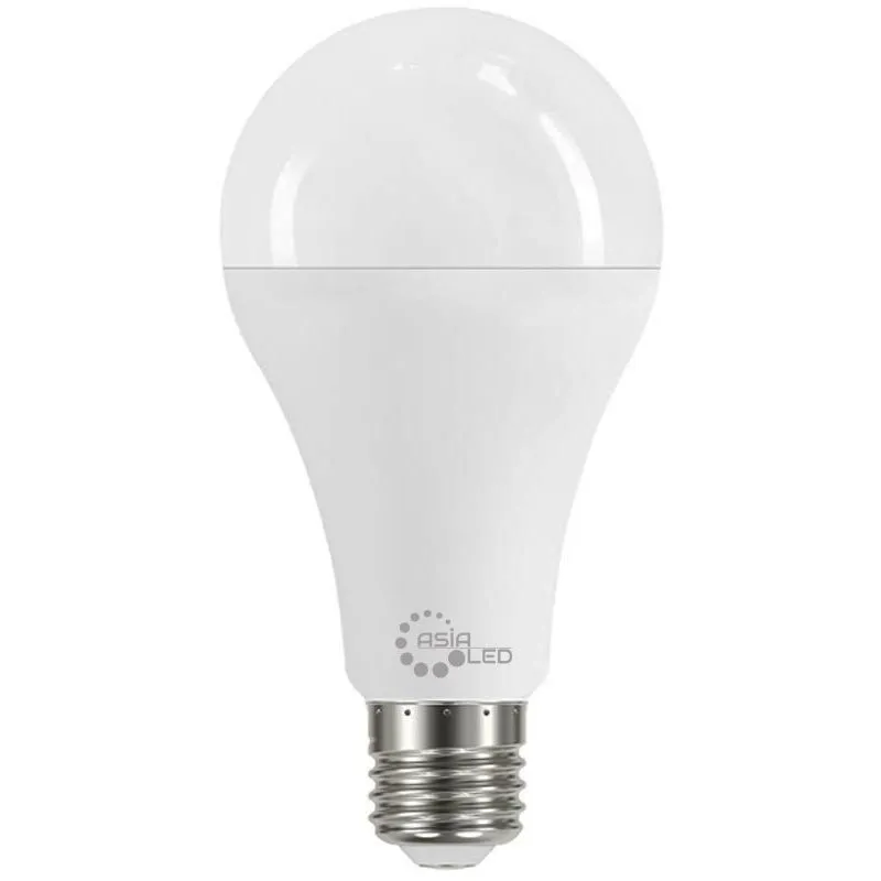 Lampadina LED E27 18w - A65 SMD Asia Led - Luce Calda 3000k