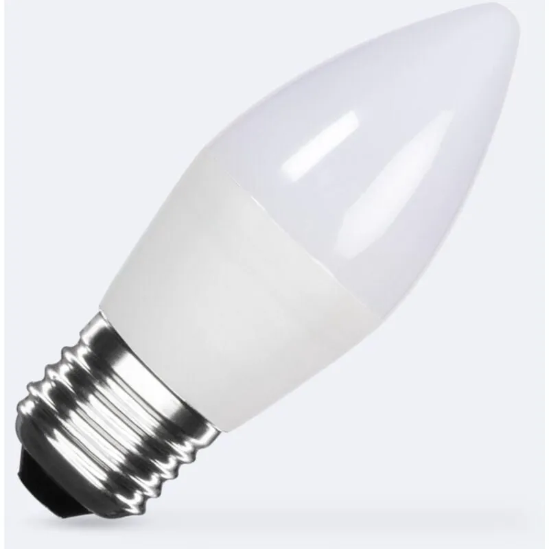 Lampadina led E27 5W 430lm C37 Bianco Caldo No Flicker 3000K