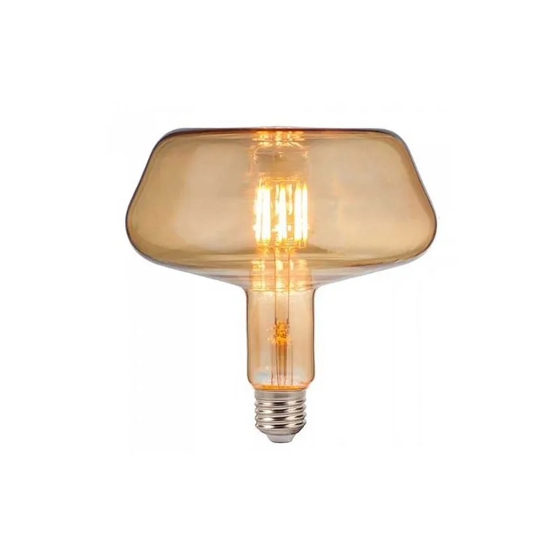  VT-2153 Lampada gigante led 8W filamento E27 xl T180 vetro ambra bianco caldo 1800K - SKU 212790