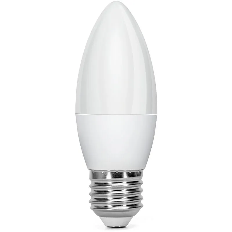 Aigostar - Lampadina Led E27 C35 a candela 7W Bianco neutro 4000K