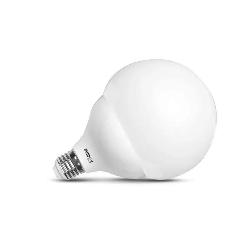 Miidex Lighting - Lampadina led E27 G120 - 20W - 6500K Day White - 2452lm - Ø120mm - 200°