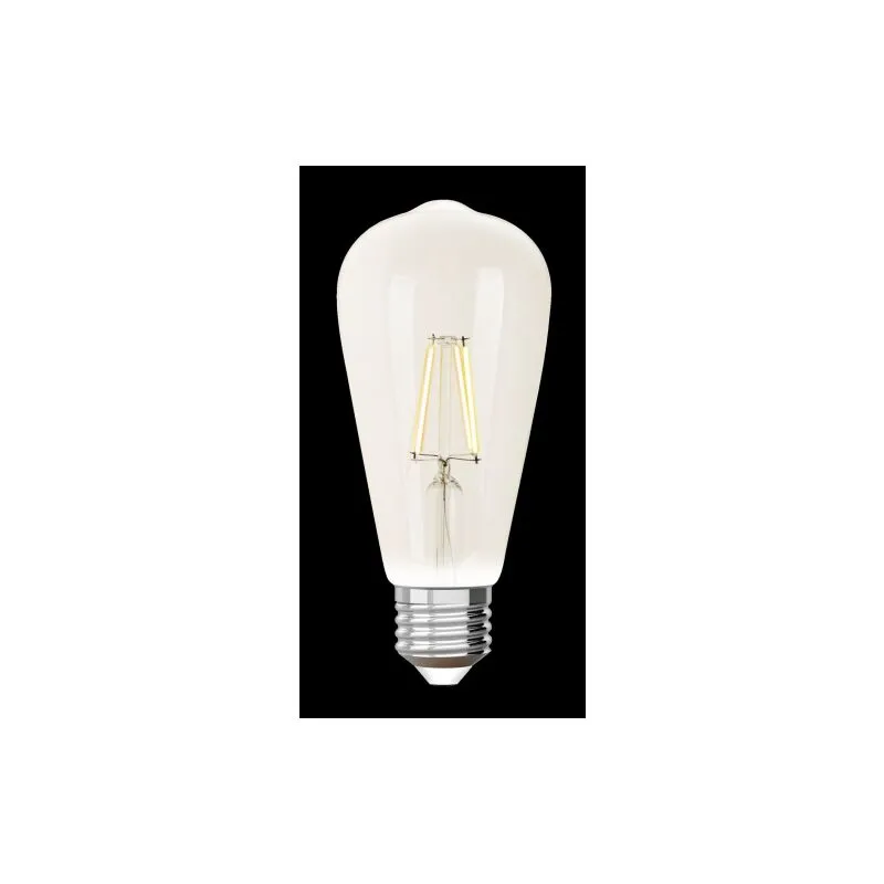 Idual - Lampadina led Edison ST64 E27 Trasparente