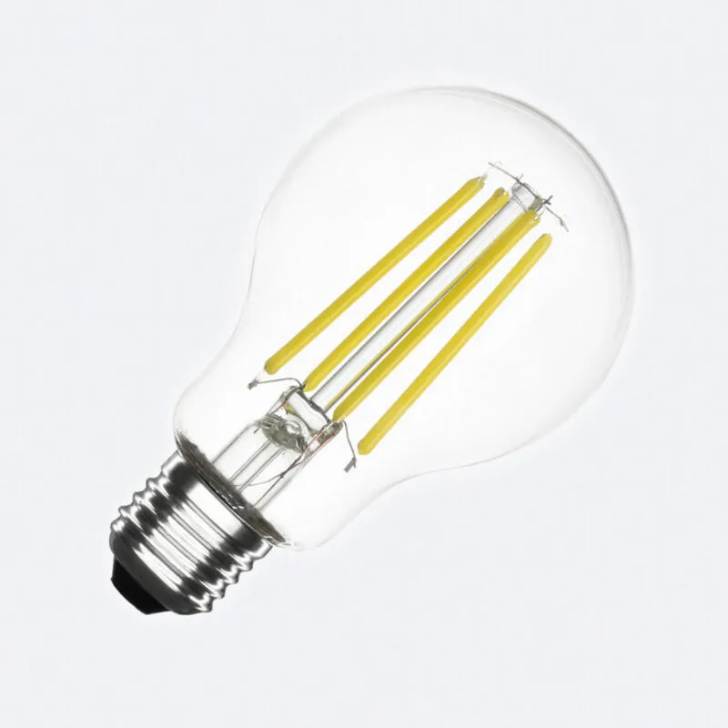 Efectoled - Lampadina led Filamento E27 A70 7.3W 1535 lm Classe a Bianco Caldo No Flicker 2700K