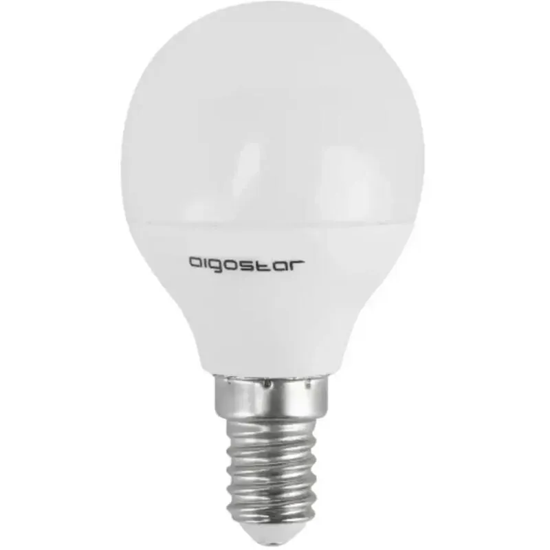 Lampadina led miniglobo G45 E14 f bianco caldo 6 watt