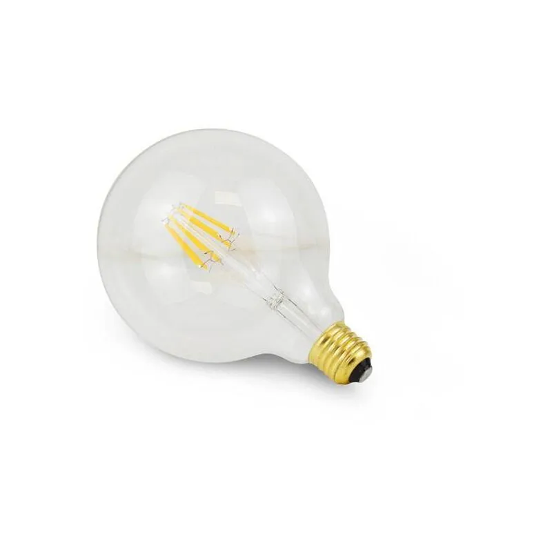 Barcelona Led - Lampadina led globo a filamento- E27 G125 - 8W - Bianco Caldo