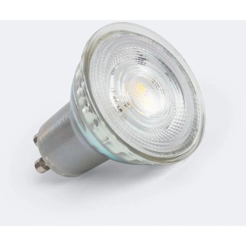 Lampadina led GU10 7W 700 lm Vetro 60º Bianco Caldo No Flicker 2700K