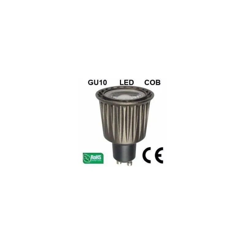 Leclubled - Lampadina led GU10 cob 7W 500lm (50W) 45° - Neutral bianco 5200K