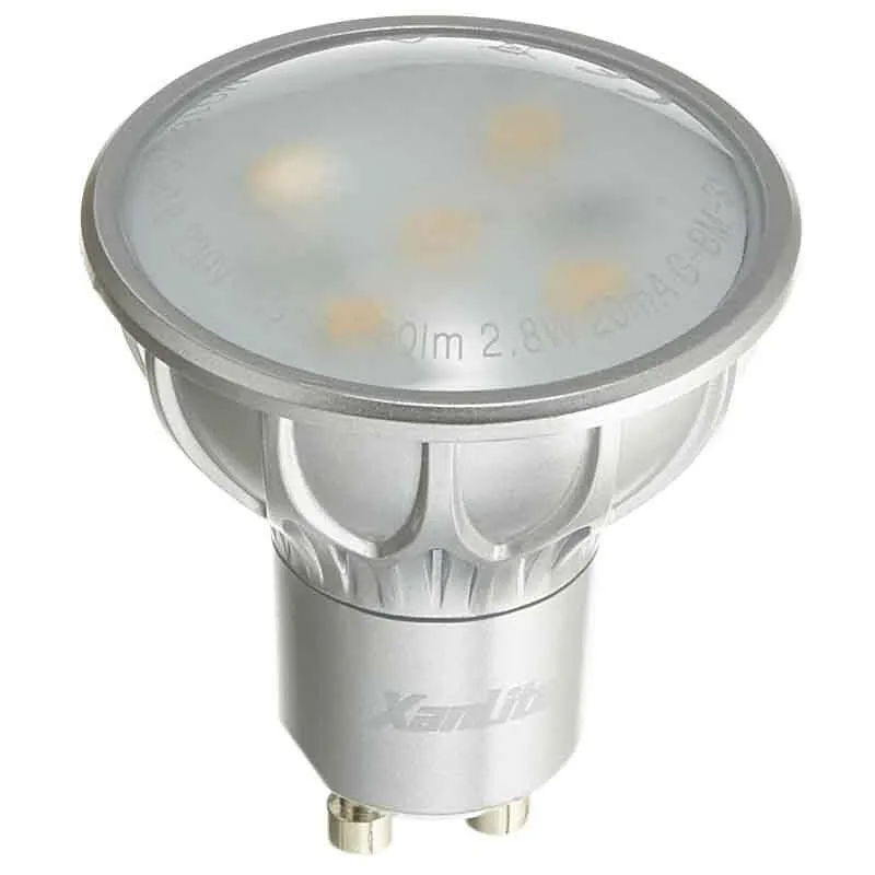 Lampadina LED GU10 SMD 2.8W 180lm 100° (20W) - Bianco Hot