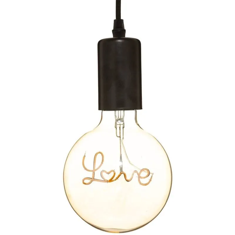 Lampadina led parola amore ambra 2,d13cm e27 - Atmosphera créateur d'intérieur