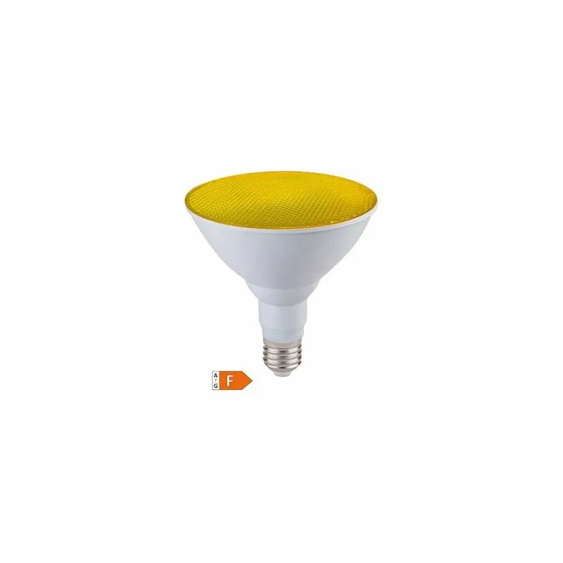 Lampadina LED PAR38 15W E27 gialla IP65