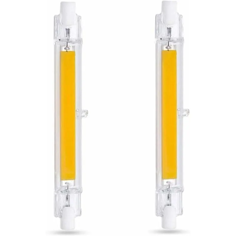 Lampadina led R7S 118 mm 10 w Bianco freddo 6.000 k, 1.000 lm, R7S J118 80 w 100 w equivalente alogena, dimmerabile, Lampadina led cob R7S 118 mm