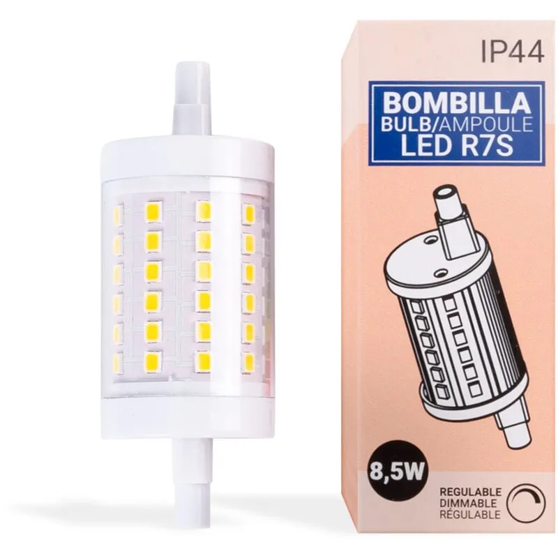 Barcelona Led - Lampadina led R7S 78mm - Dimmerabile - 1100lm - 8,5W - Bianco Neutro