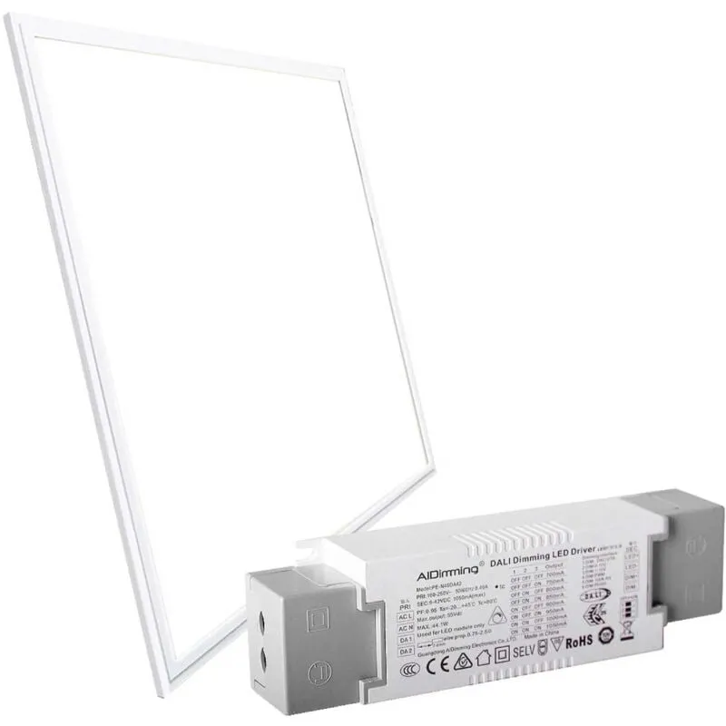 Barcelona Led - Pannello led da incasso 60X60cm - dimmerabile 0-10V - 44W - UGR19 - Bianco Freddo