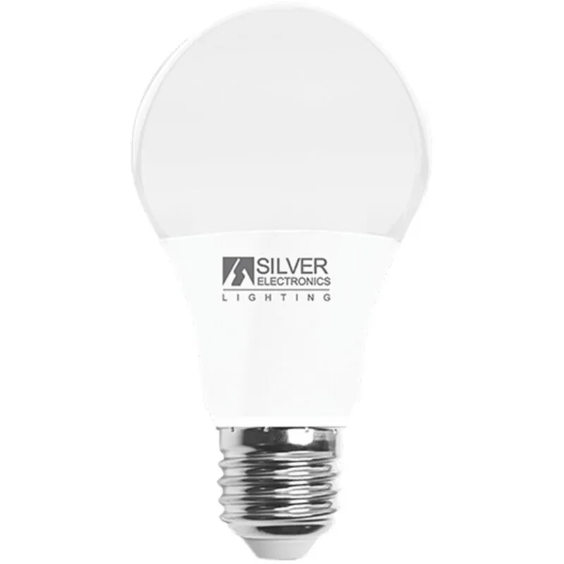 Silver Electronics - led eco standard 8w=48w - e27 - 3000k - 660 lm - 220º - luce calda - a+