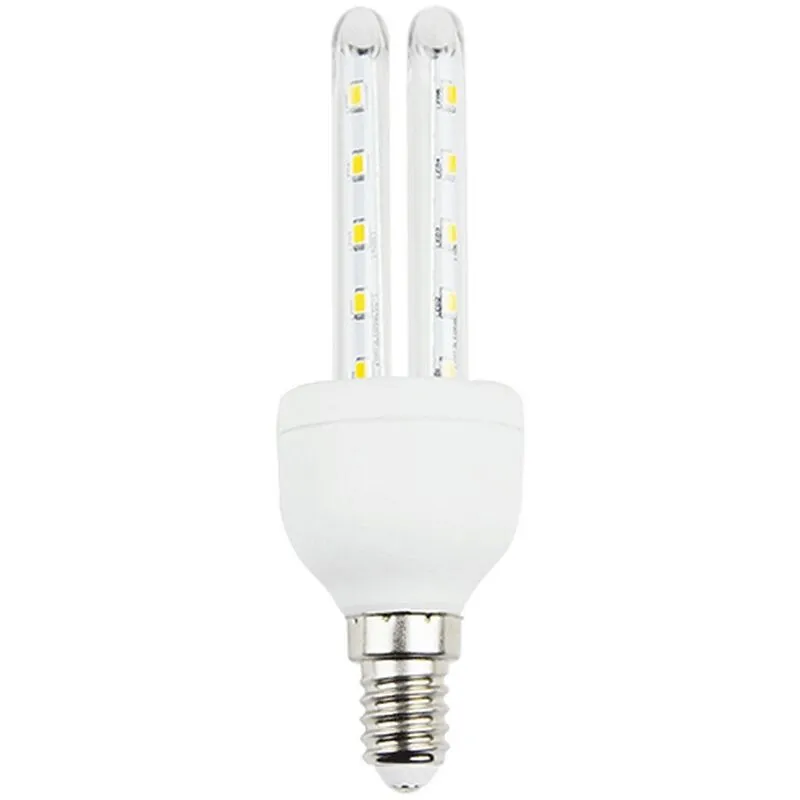 Aigostar - Lampadina Led E14 a tubo a u 8W Bianco caldo 3000K