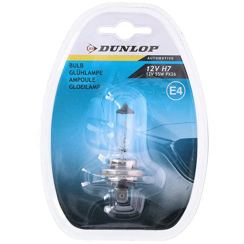 Lampadina auto 12v h7 55w dunlop