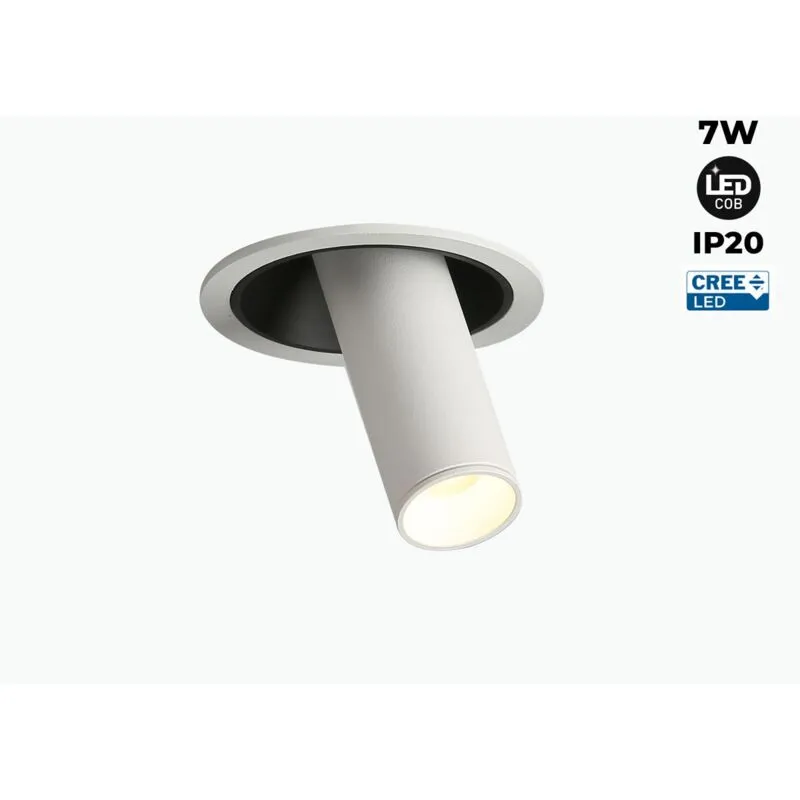 Barcelona Led - Faretto led da incasso orientabile alai - Zoom - 100mm - 2800K