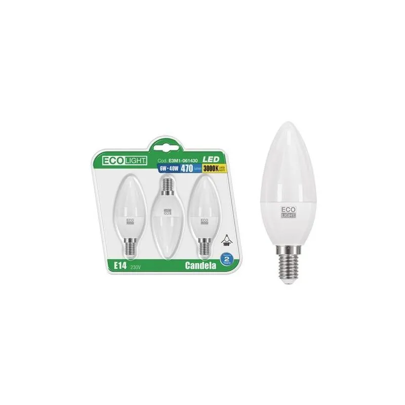 Lampadine Ecolight Led E14 Ol.6w F.cf3pz