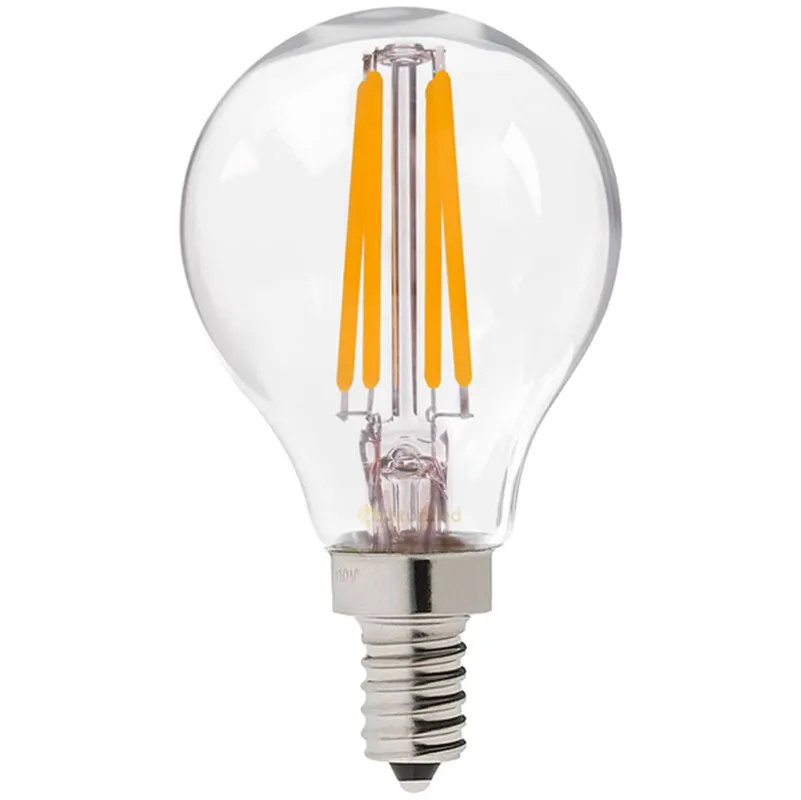  - Lampadine led E14 4W 3000K altissima qualità Sfera Mini Bulbo Vintage