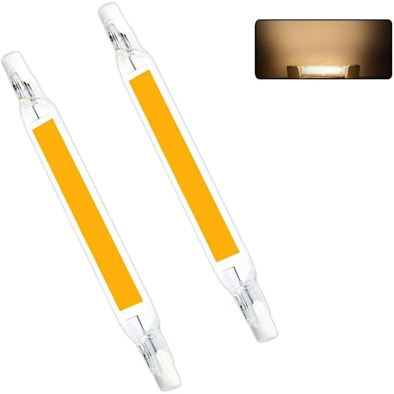 Lampadine led R7S, 78 mm 220 v led cob non dimmerabile lampada alogena equivalente faretto sostitutivo faretto lineare a risparmio energetico (5 w