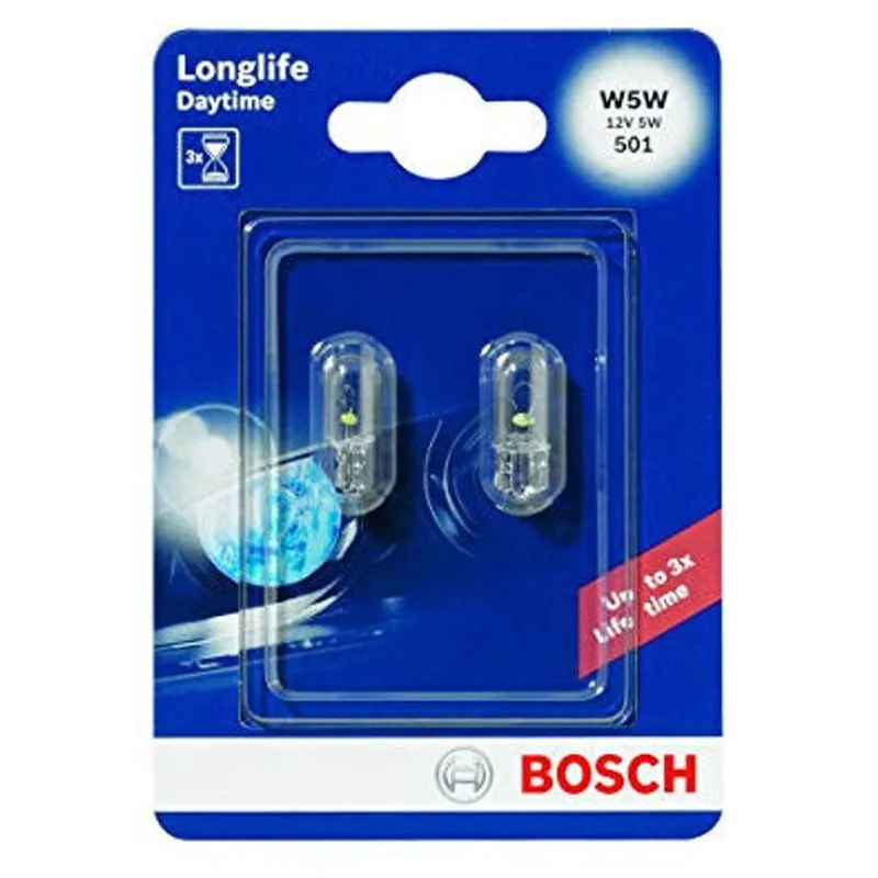 Lubex - Lampadine per Auto Bosch W5W Longlife 2 pezzi 1202