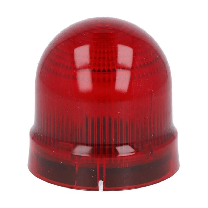 Lampeggiante Lovato rosso a luce fissa attacco ba15D 8LB6EL4