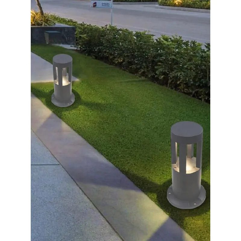 Universo - lampione palo giardino led illuminazione da esterno 12W IP65 30CM luce calda