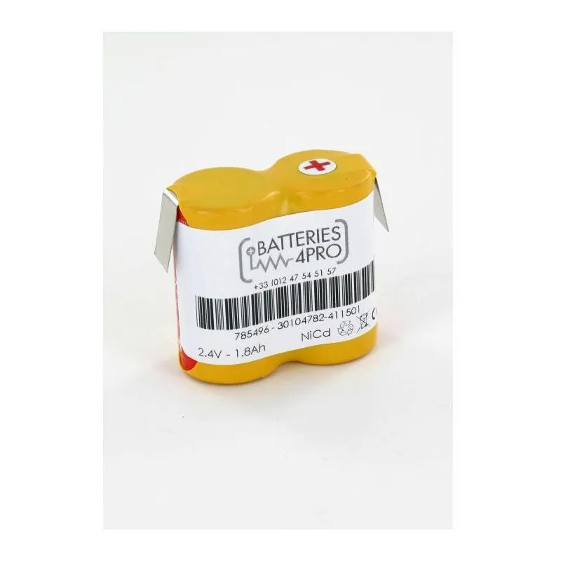 Lato di lato di saft 2.4 v batteria 2 VRECs 1800