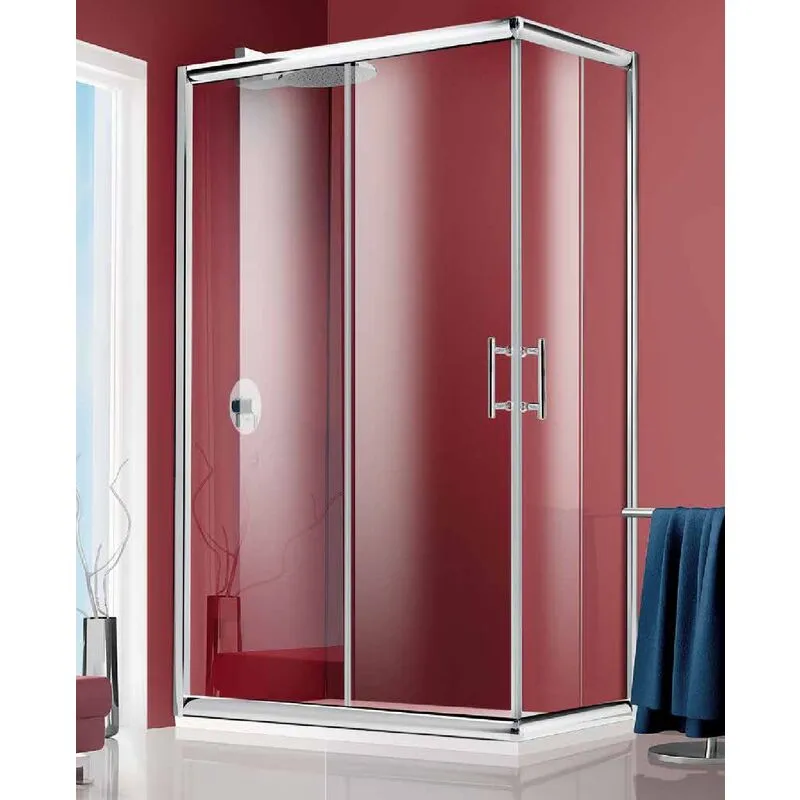 Hdcasa - Box doccia mod. Bolle lato 90 cm trasparente