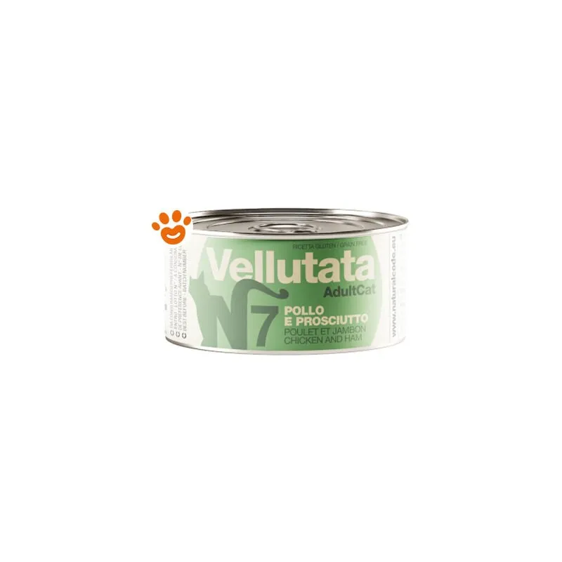 Natural Code Cat Vellutata Adult Pollo e Prosciutto Code V07 - Lattina Da 85 Gr