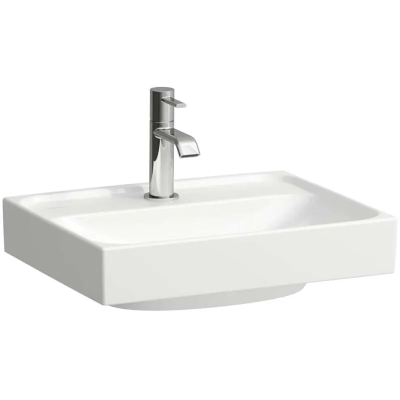 Laufen - Meda - Lavamani, 45x35 cm, senza troppopieno, con per rubinetto, bianco H8151110001111