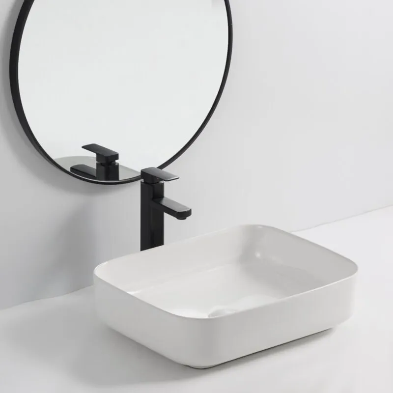 Iperbriko - Lavabo ceramica 50x39x13 cm