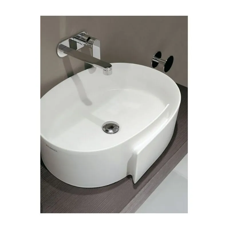 Flaminia - Lavabo cm 56 appoggio - roll Colore:: Petrolio