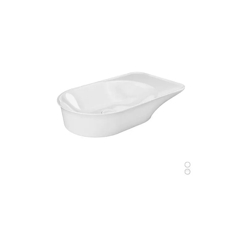 Lavabo da appoggio valet da 64 cm bianco alpino