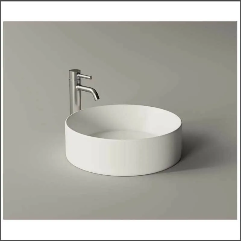 Alice Ceramica - Lavabo d'Appoggio Spy Round - Diametro 40 cm - h12 cm