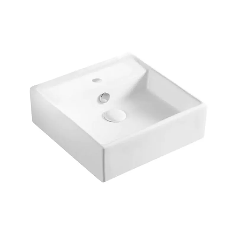 Dianflex - lavabo di appoggio Mod LA41 Sanitari Ceramica linpha 38x38 Lavandino Bianco