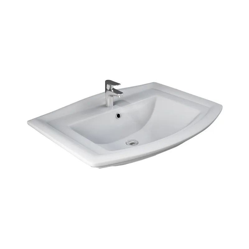 Lavabo in ceramica 65 cm - serie washington