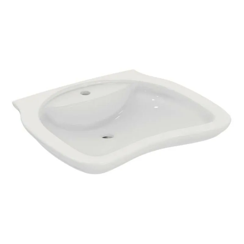 Lavabo per disabili 65x52 cm con troppopieno maia  t531301