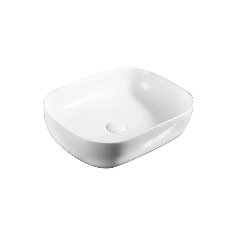 Dianflex - Lavabo rettangolare da appoggio&quotLA 48&quot dimensioni 49 x 39,5 cm in ceramica