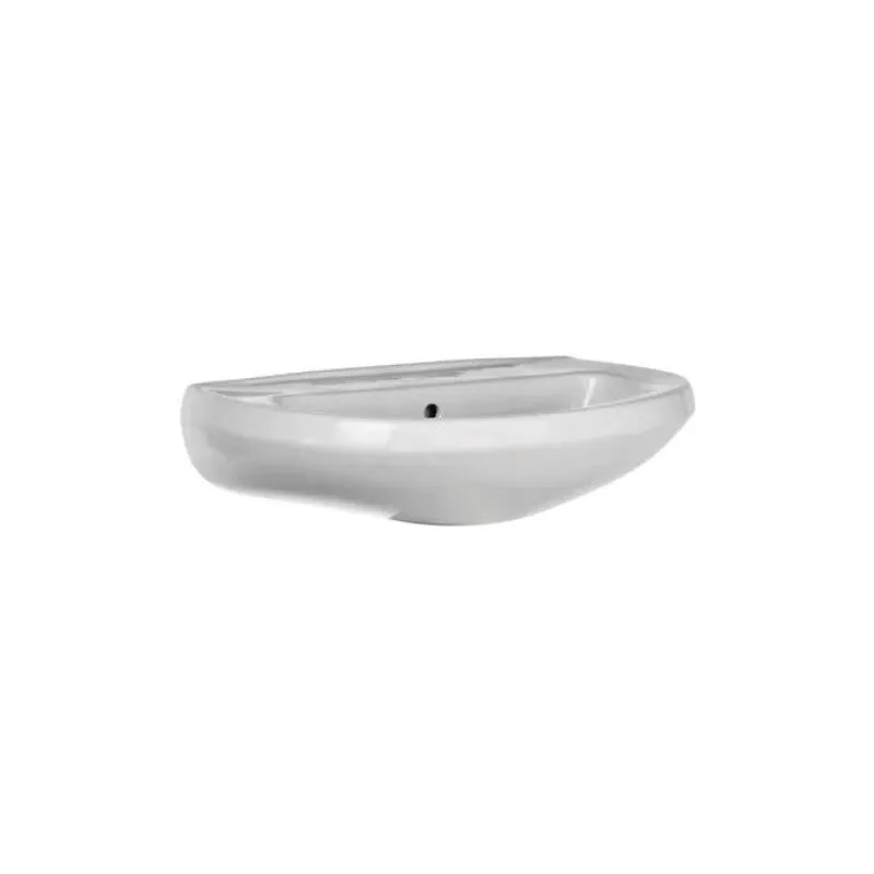 Lavabo in ceramica bianca serie tris cm 50 Barbottina